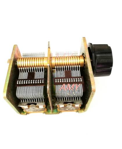 MyXL CBL-2 * 365PF air dual variabele condensator 711 elektronische buis rood licht radio met En hoeden