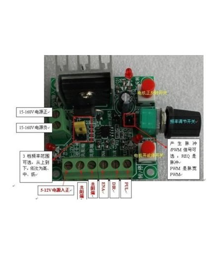 MyXL Stappenmotor driver controller Speed Regulator Pulse Signal Generator module