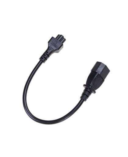 MyXL 20 cm IEC 320 C14 Stekker om C5 Vrouwelijke Adapter Kabel IEC 3 Pin Man C5 Micky, PDU UPS Power Converter Cord