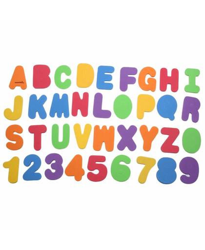 MyXL 36 stks/partij Kids Educatief Speelgoed Drijvende Bad Letters & Numbers stok op Badkamer Speelgoed Candy kleurBabybadje speelgoed