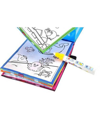 MyXL MUQGEW kleurboek Kids Dieren Schilderen Magic Water Tekening Boek Water Kleurboek Water Tekening Boek Doodle