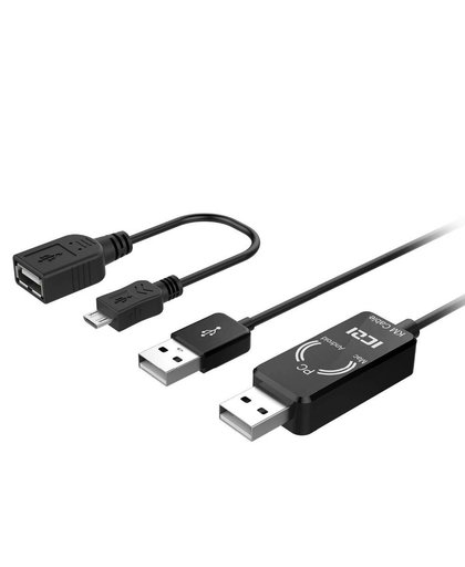 MyXL ICZI USB 2.0 Makkelijk Transfer-kabel (5ft/1.5 m) USB 2.0 Smart KM (toetsenbord & Muis) Link voor Windows 10/8.1/8/7/Vista XP Mac OS