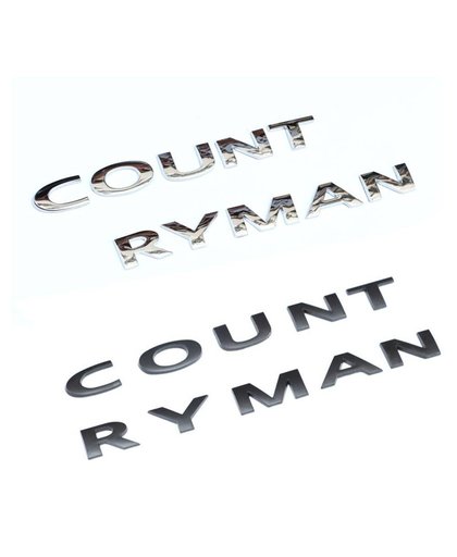 MyXL 3D Mentale Countryman Kofferbak Embleem Badge voor MINI Cooper R60 F60 Styling Exterieur Auto Accessoire