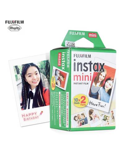 MyXL 20 Vellen Fujifilm Instax Mini Wit Film Fotopapier SnapsAlbum Instant Print voor Fujifilm Instax Mini 8/9/25/90/7 s