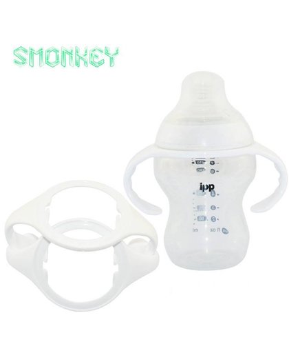 MyXL 2 ST babyvoeding melk fles grip Generieke brede mond Fles Handvatten voor Tommee Tippee Dichter te Natuur Baby Flessen accessoires