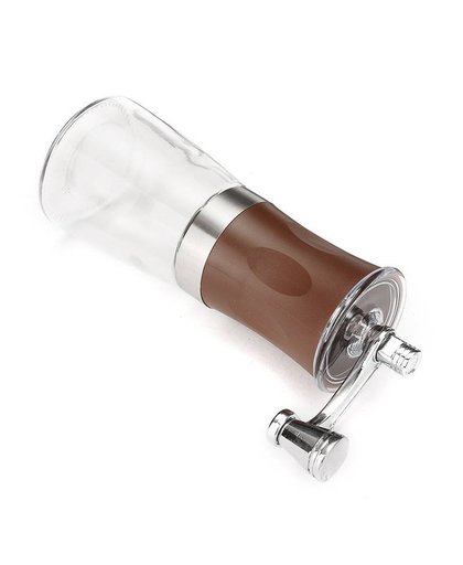 MyXL Hand koffiemolen 160 ml Draagbare Handmatige Handslinger Koffieboon Spice Mill Keuken Tool Koffie Rvs ABS Glas   warmtoo