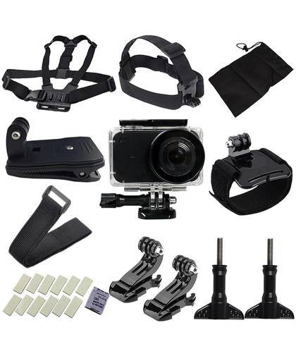 MyXL JINSERTA 10 in 1 Actie Camera Accessoires Set Voor Mijia 45 m waterdichte Case Camera Mount Selfie Stok voor xiaomi Mijia Mini Cam