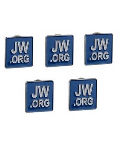 MyXL Jw.org Revers Pin 10 Reversspeldjes Blauw