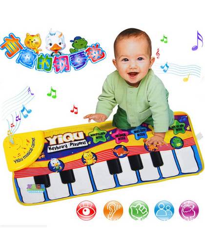MyXL Muziek tapijt baby mat muziek educatief baby kidschild piano mat 72*29 cm platte Speelgoed Muziekinstrument AY872822