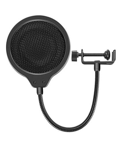 MyXL Neewer 4-inch Microfoon Wind Pop Filter Masker pop Shield met Mount Clip voor Blauw Yeti Microfoon Andere Desktop USB Microfoon