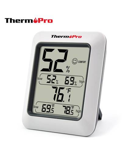 MyXL Originele Thermopro TP50 Hoge nauwkeurigheid Digitale Thermometer Hygrometer Temperatuur Vochtigheid Weerstation Indoor Monitor
