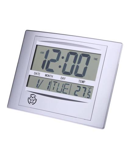 MyXL LCD Digitale Wandklok La Crosse hoge Technologie Tafel Desktop Wekker met Temperatuur Thermometer Snooze Kalender