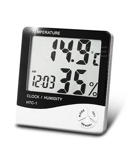 MyXL Wekker Indoor Kamer LCD Elektronische Temperatuur-vochtigheidsmeter Digitale Thermometer Hygrometer Weerstation