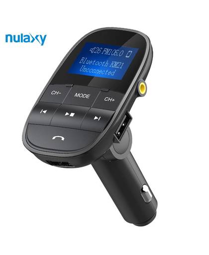 MyXL Nulaxy KM21 Auto Mp3-speler Ondersteuning TF USB Disk Bluetooth handsfree FM Modulator LCD Displayer Audio Fm-zender Autolader