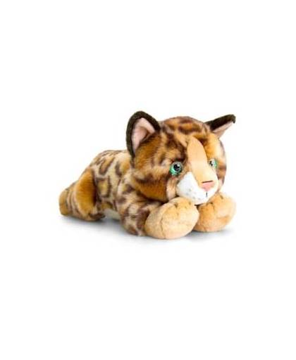Keel toys pluche bengaalse katten/poezen knuffel 30 cm