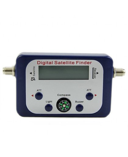 MyXL SCLS Digitale LCD Satelliet Finder Zat Finder Signaalsterkte Meter Sky Schotel Freesat Blauw