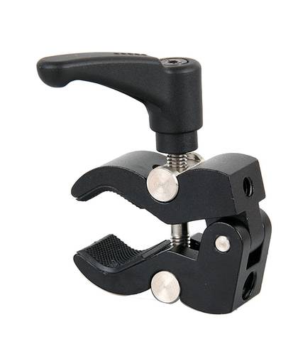 MyXL Camera Fotografie Wrijving Clip Arm Clamp Houder Standaard Bal Hoofd 1/4 3/8 Schroefgaten voor Camera Flash Holder Bracket
