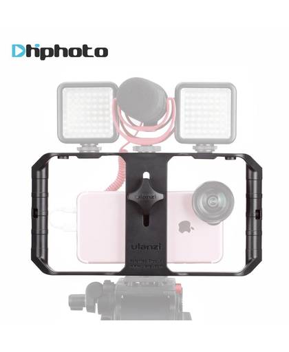 MyXL Ulanzi U-Rig Pro Smartphone Video Rig Telefoon Video Stabilizer Grip Statief voor Videomaker Film-maker Videograaf voor iPhone