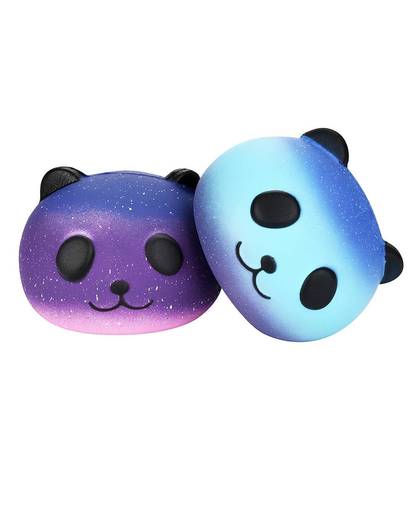MyXL MUQGEW grappig 2 STKS Galaxy Panda Leuke Scented Squishies Trage Stijgende Zachte Squeeze Charms Speelgoed Antistress speelgoed Jouet Enfant