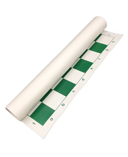 MyXL Schaken board 50 cm x 50 cm PVC Schaakspel Onderdelen Schaken Accessoires Draagbare Groene Schaakbord