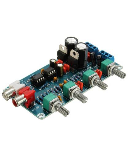MyXL NE5532 OP-AMP HIFI Versterker Voorversterker Volume Tone EQ Control Board DIY KitsAankomst