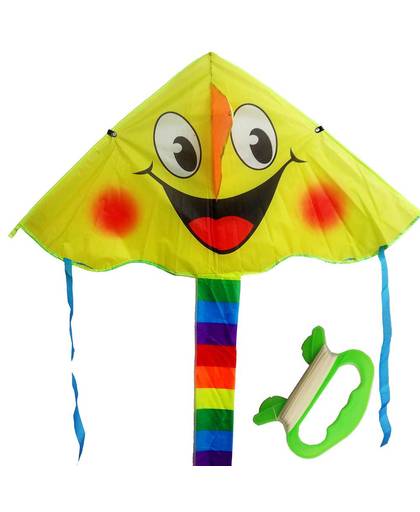 MyXL Ontwerp lachend gezicht kite Glimlach Stunt Vliegers Cometa Kind Speelgoed Vier Kleur Glimlach Angel Smiley Sport Strand speelgoed