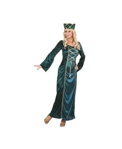 Middeleeuwse jurk groen - maat / confectie: large-extra large / 40-42