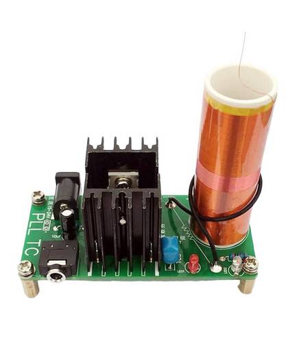 MyXL Kits 15 W Tesla Mini Coil Plasma Speaker DC 15-24 V Draadloze Zender Generator H02
