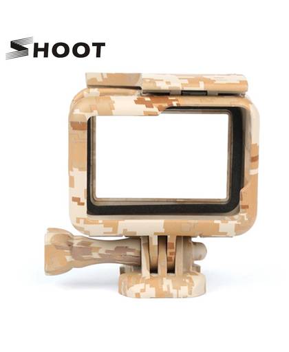 MyXL SCHIETEN Camouflage Beschermende Frame Case voor GoPro Hero 6 5 Black Cam Side Open Standaard Border Frame voor Go Pro 6 5 accessoires