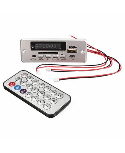 MyXL Draadloze Mp3-speler Geïntegreerde WMA Decoder Board Audio Module USB TF Radio Voor Auto Rode Digitale LED Met afstandsbediening