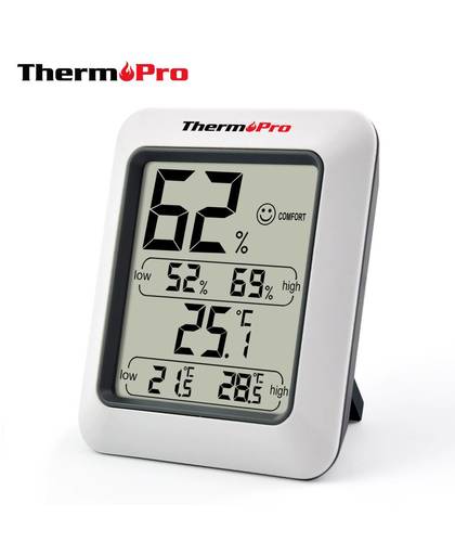 MyXL Thermopro TP50 Hoge nauwkeurigheid LCD Digitale Thermometer Hygrometer Indoor Elektronische Temperatuur-vochtigheidsmeter Weerstation