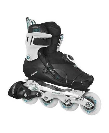 Powerslide - Inline Skate - Vi 80 - Zwart/Wit/Lichtblauw - 40