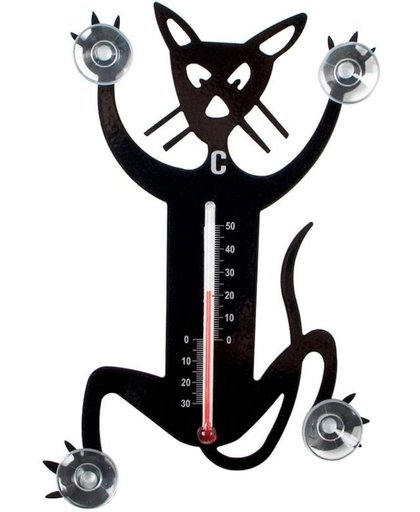 Pluto raam thermometer Kat
