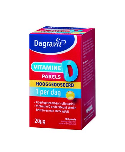 Dagravit Vitamine D pearls 800IU 100st