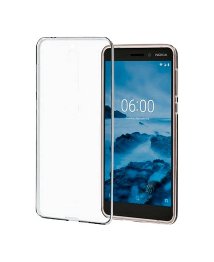 Nokia 6 (2018) Slim Crystal Cover Transparant CC-110 voor 6 (2018)