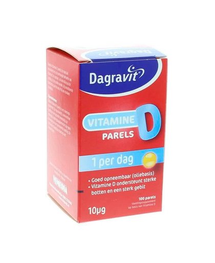 Dagravit Vitamine D pearls 400IU 100st