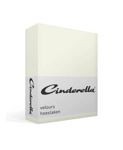 Cinderella velours hoeslaken - lits-jumeaux (180x200/220 cm)