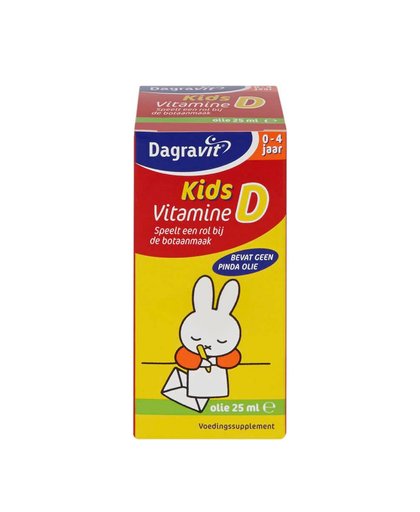 Dagravit Kids vitamine D druppels oliebasis 25ml