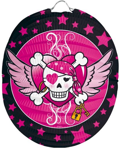 Lampion Pink Pirate Girl - Bolvorm 22cm
