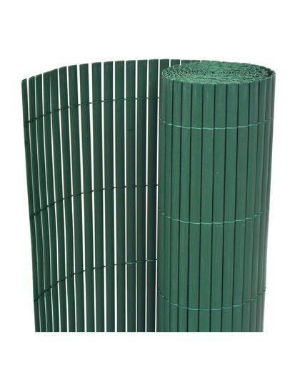 vidaXL Tuinafscheiding dubbelzijdig 150x500 cm groen