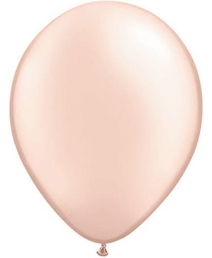 Pearl Peach Ballonnen 13cm - 100 stuks