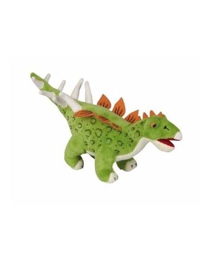 Pluche dinosaurus knuffel stegosaurus 30 cm