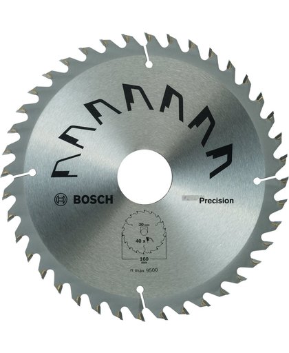 Bosch cirkelzaagblad Precision Ø160 voor cirkelzaag 2,5 mm T40 voor cirkelzaag 2609256934