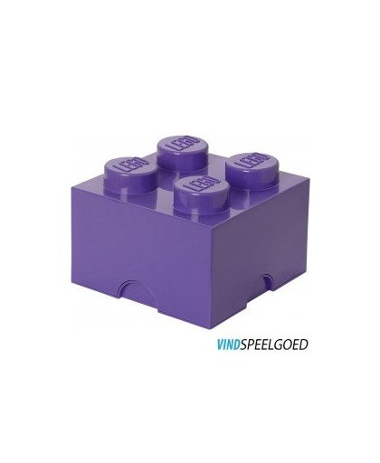 Lego Opbergbox Lego: Brick 4 Lila