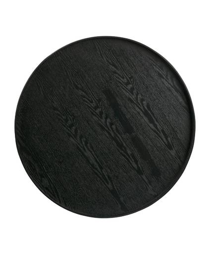 Woood dienblad Mesa hout 60 cm zwart