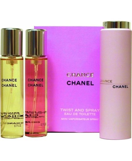 Chanel Chance For Her Tasverstuiver Navulbaar - Eau de Toilette Women 3x20 ml