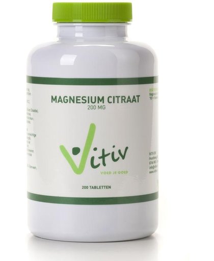 Vitiv Magnesium Citraat 200mg