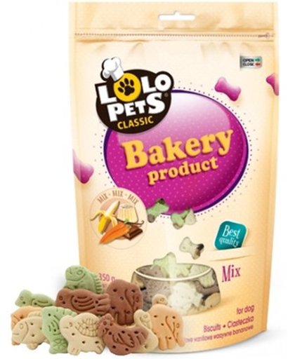 Lolo Pets Biscuits Animals Mix Hondenkoekjes - 350 gr