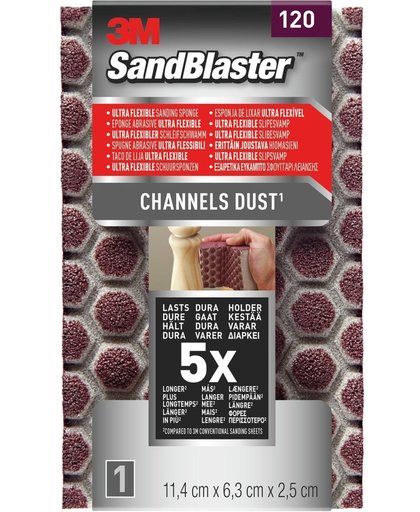 3M SandBlaster Ultraflex schuurspons k120