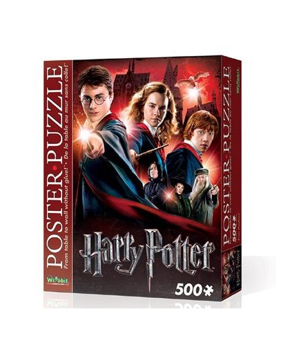 Wrebbit Poster Puzzel - Harry Potter Hogwarts School (500 stukjes)